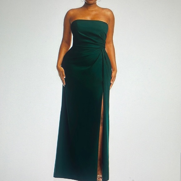 NWT After Six Strapless Wrap Trumpet Dress. Size Prom#Wedding - Picture 1 of 7